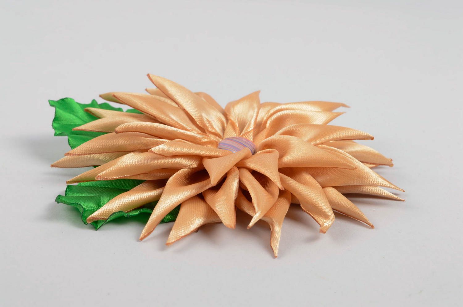Handmade flower hair clip designer hair accessory gift ideas unusual gift photo 3