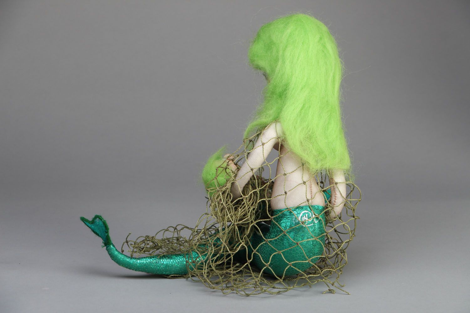 Interior doll Mermaid with baby photo 3