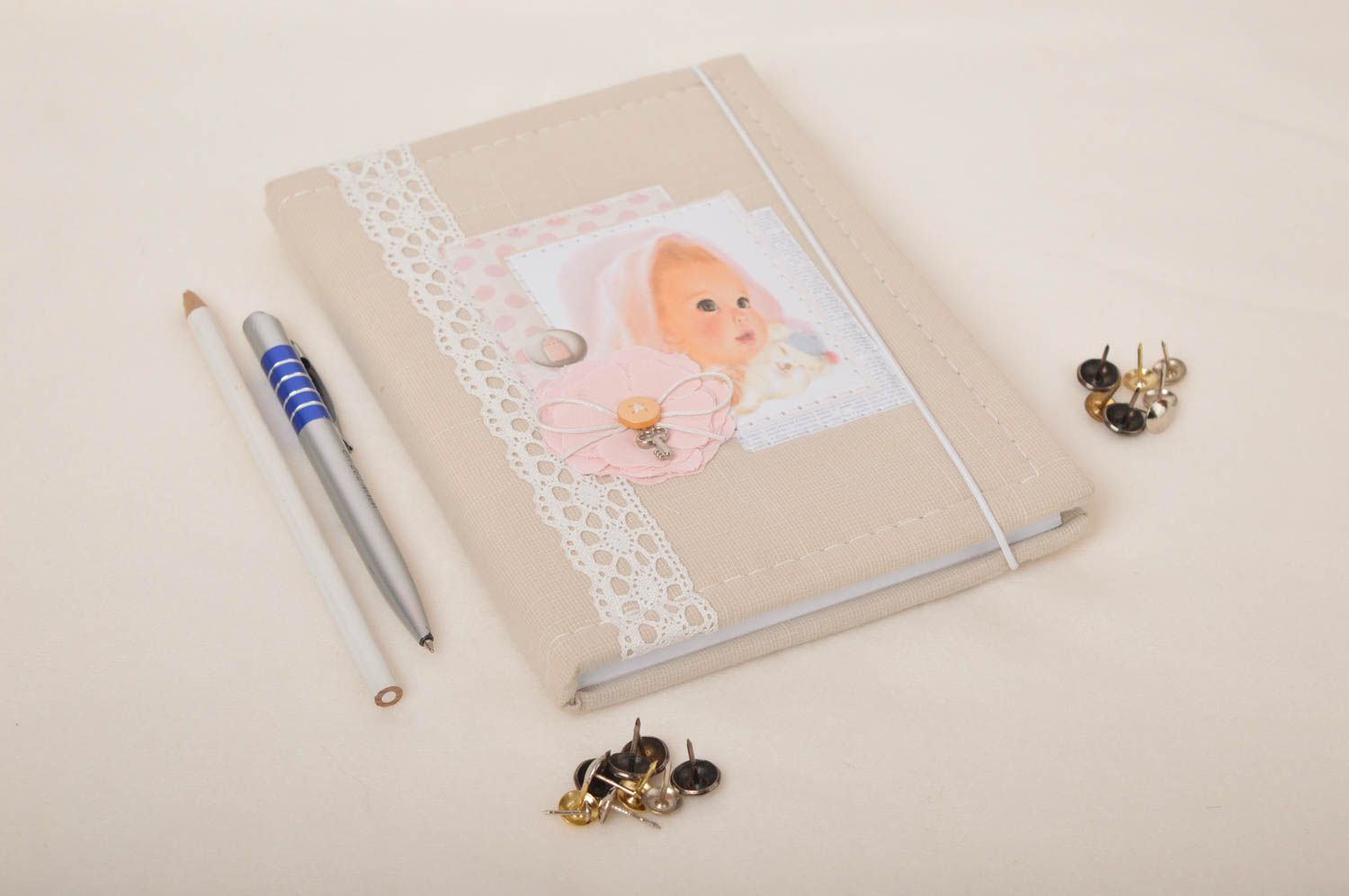 Handmade notebook designer notebook gift ideas unusual gift for girls photo 1