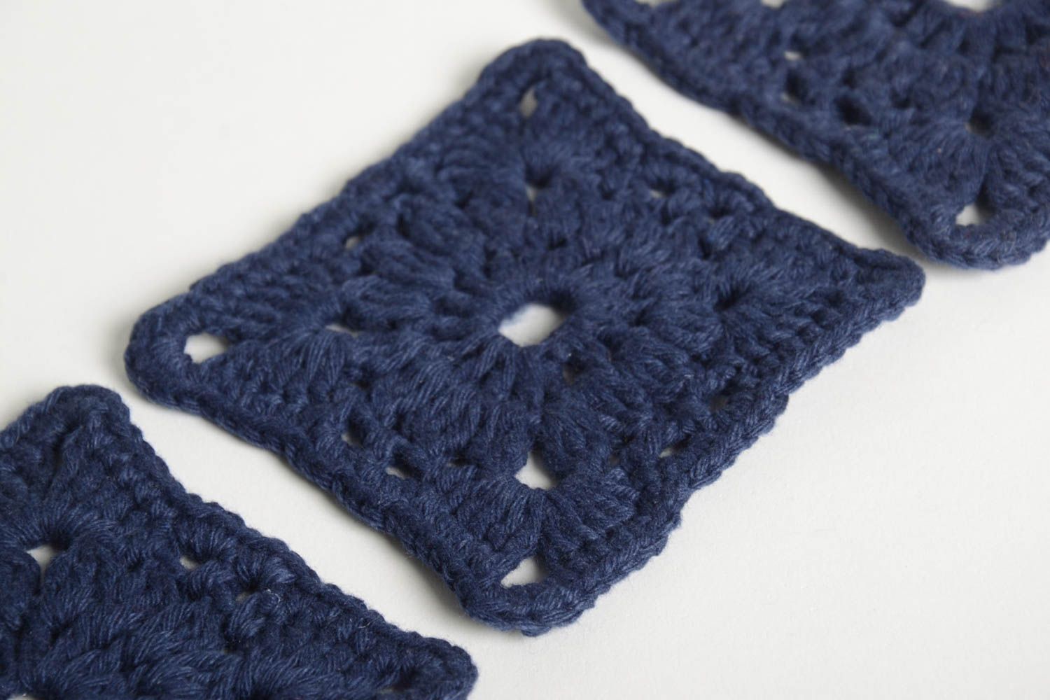Unusual handmade crochet lace coaster table napkin hot pads table setting photo 3