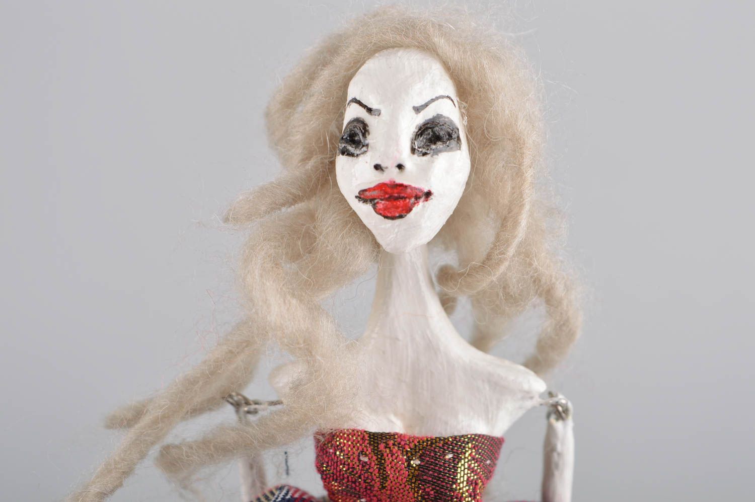 Авторская кукла игрушка ручной работы дизайнерская кукла монстрик необычная фото 1