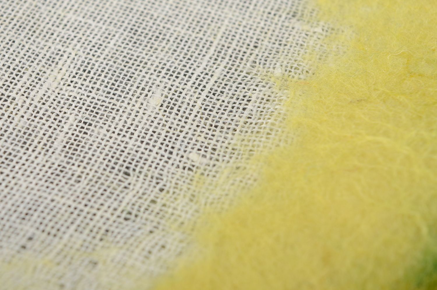 Decorative napkin felted of wool photo 3