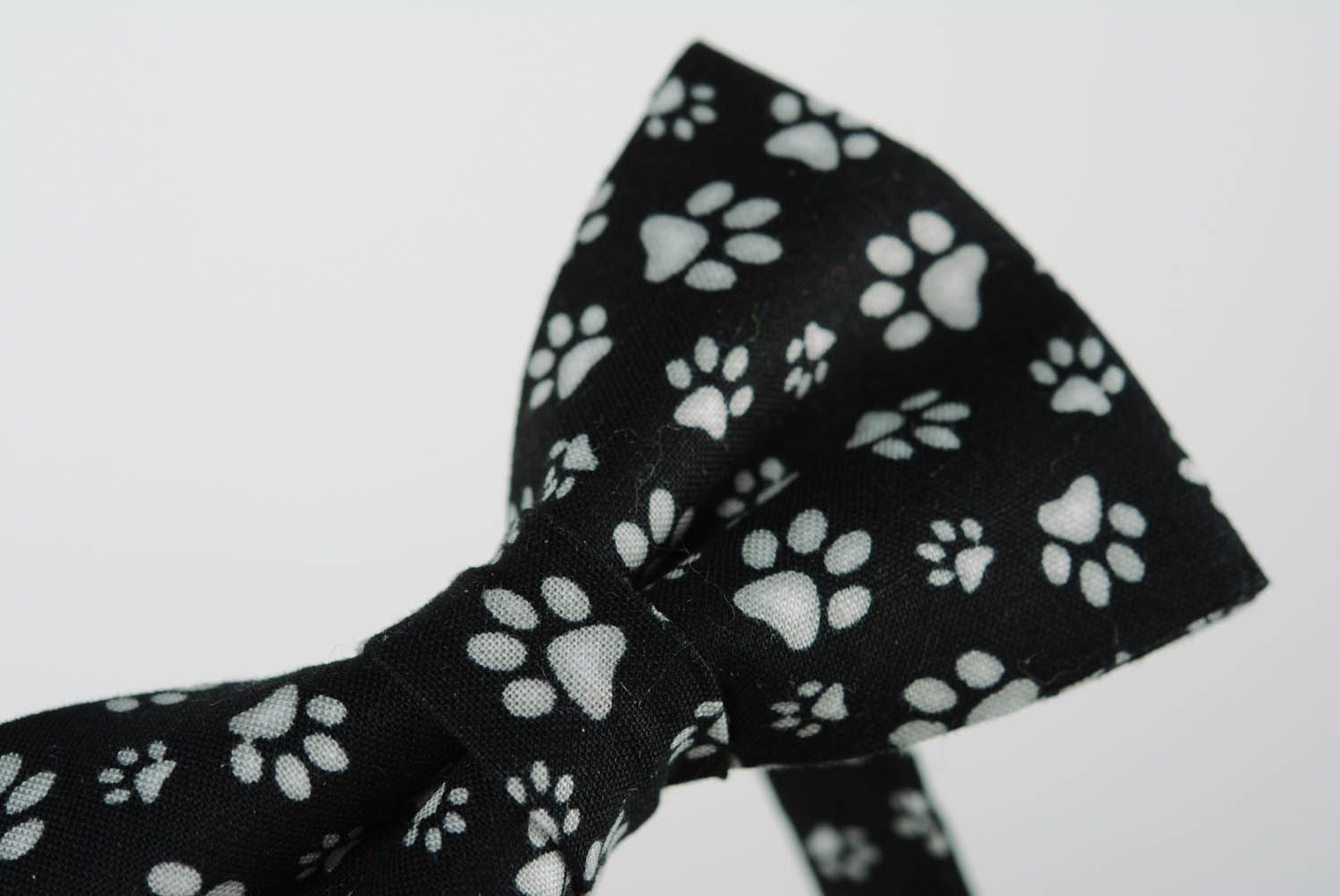 Bow tie sewn of cotton photo 4