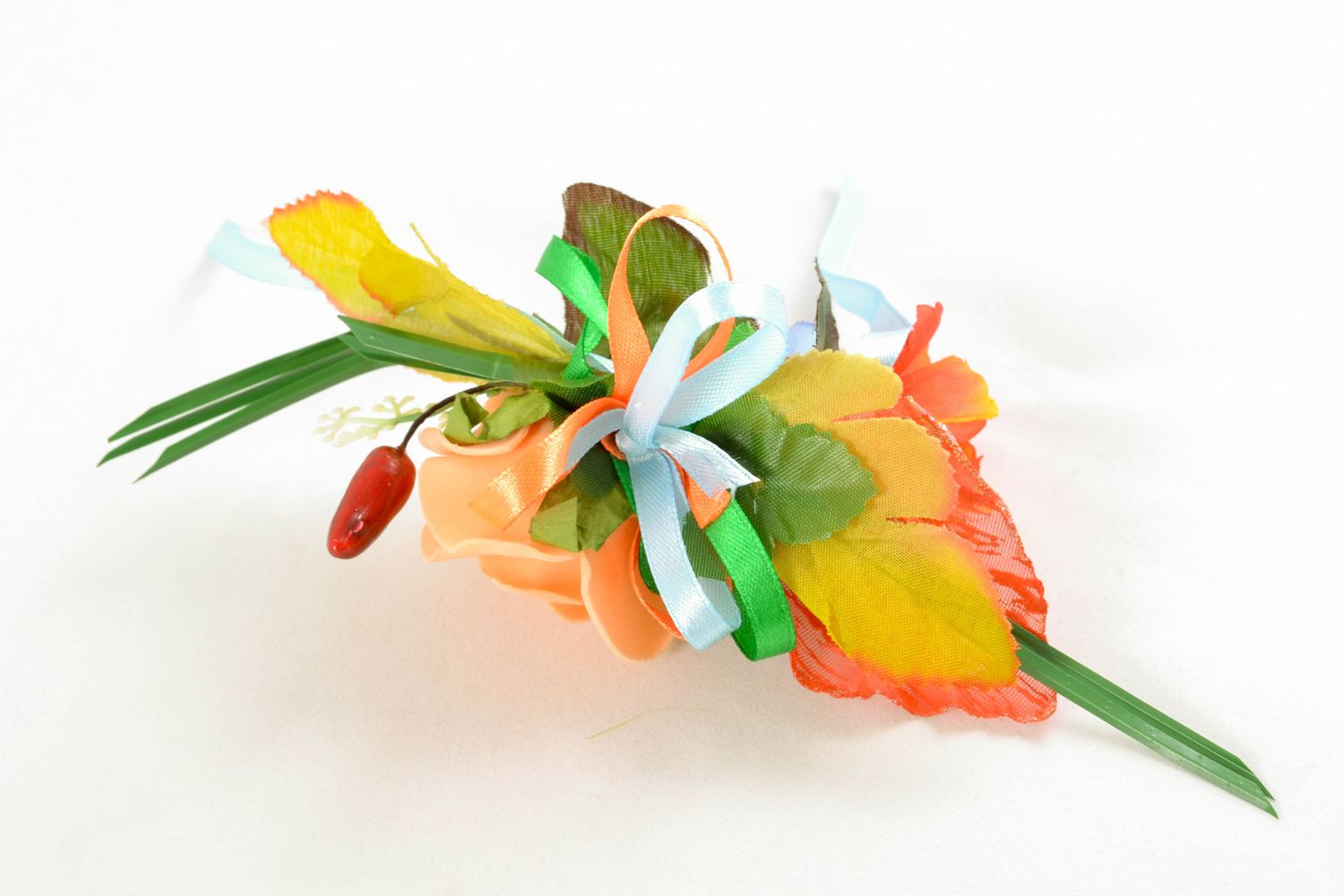 Handmade boutonniere for Easter basket photo 5