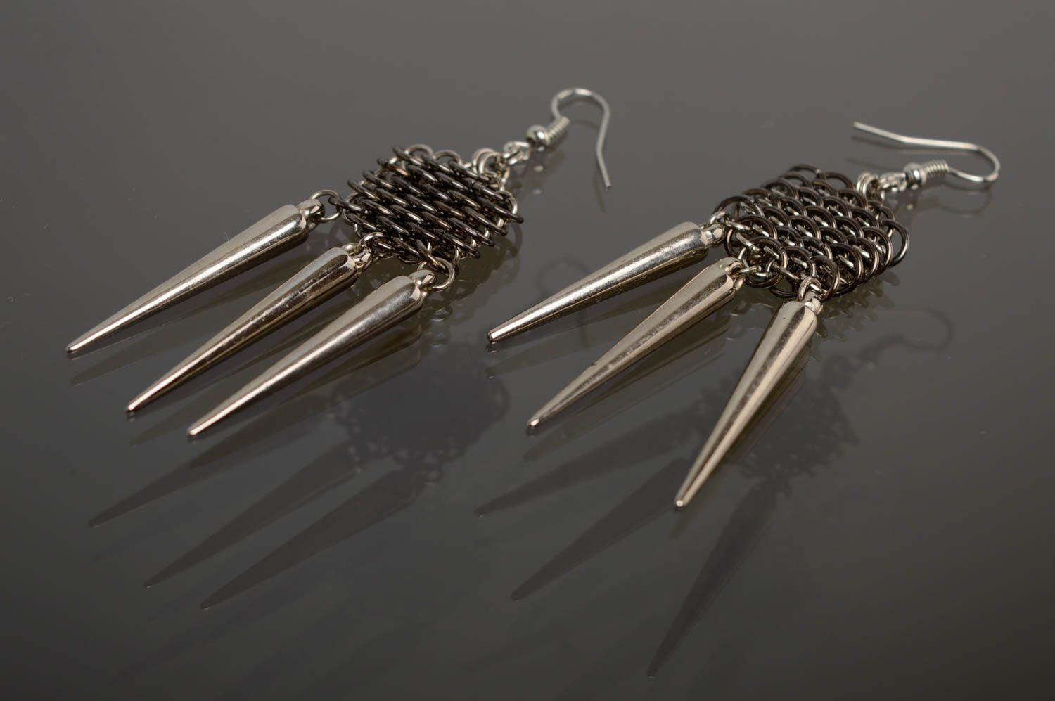 Handmade Ohrringe aus Metall  foto 1