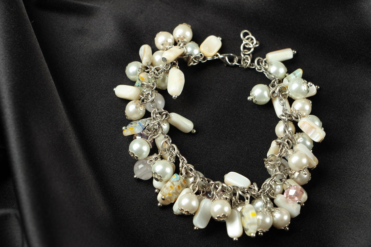 Homemade pearl bracelet  photo 1