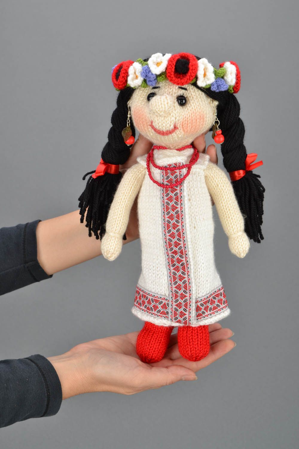 Soft crochet doll Little Ukrainian photo 1