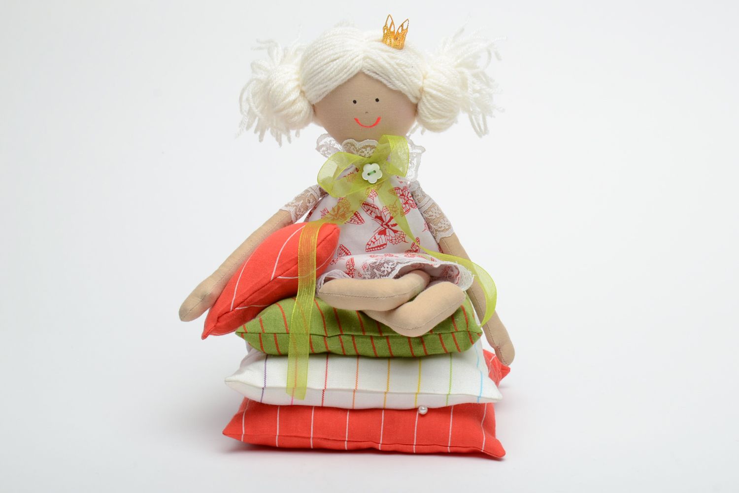 Handmade designer fabric doll photo 2
