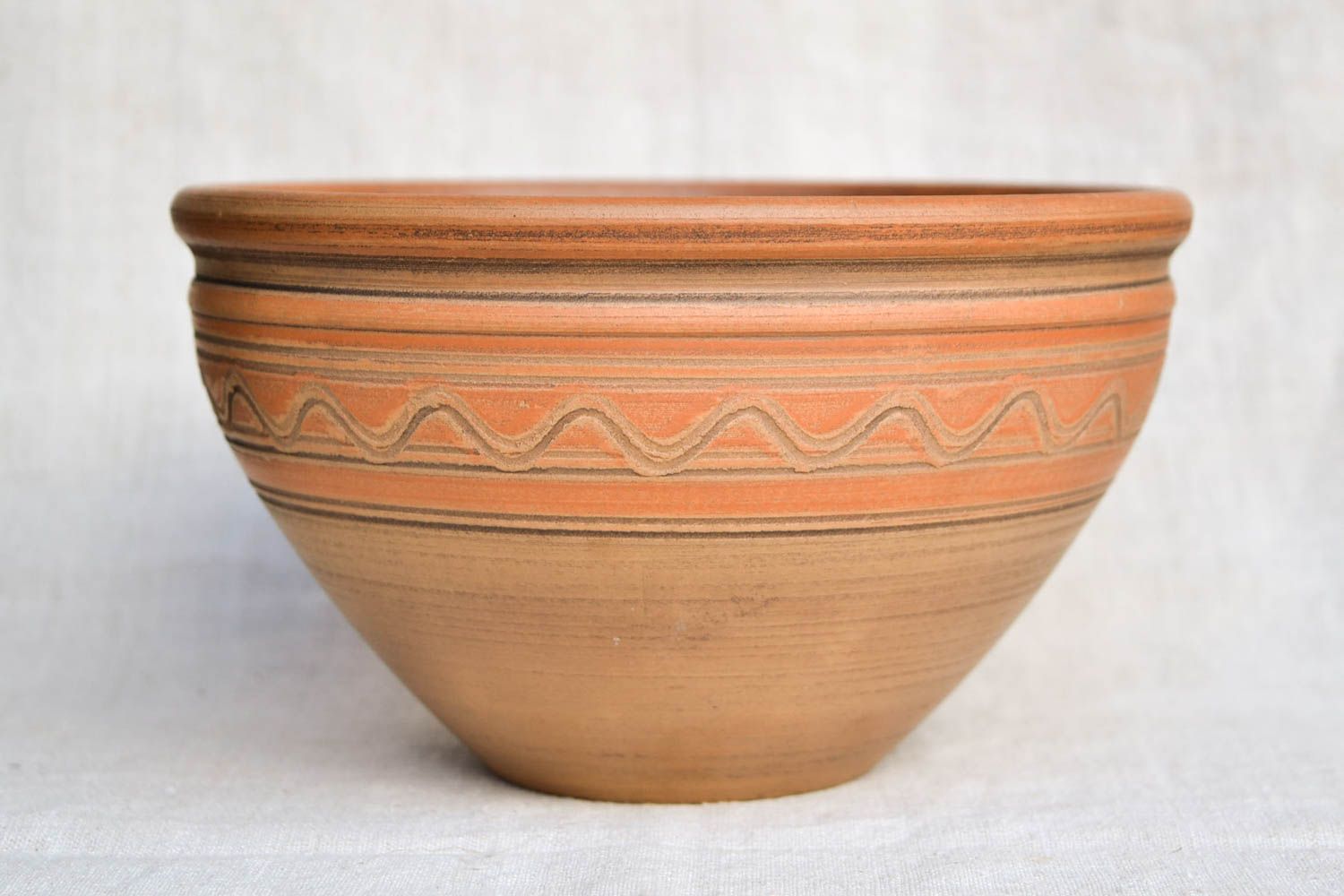 Ceramic kitchenware unusual deep pot beautiful designer home accessory photo 3