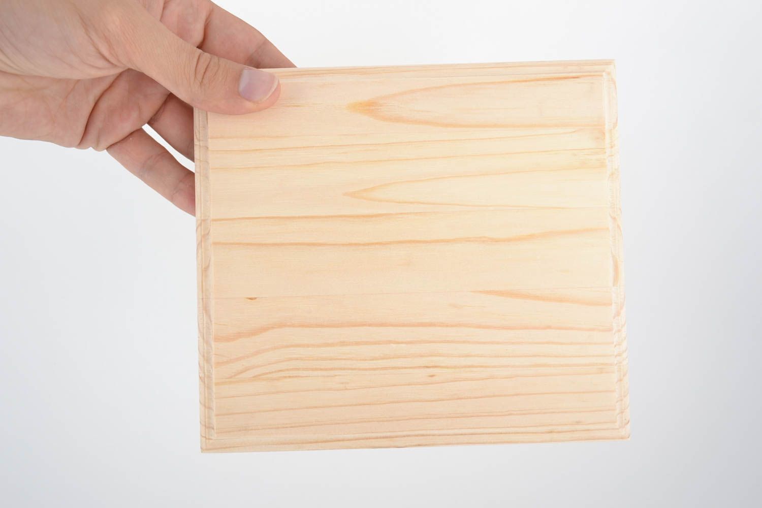 Planche en bois rectangulaire faite main pour peinture ou serviettage simple photo 5