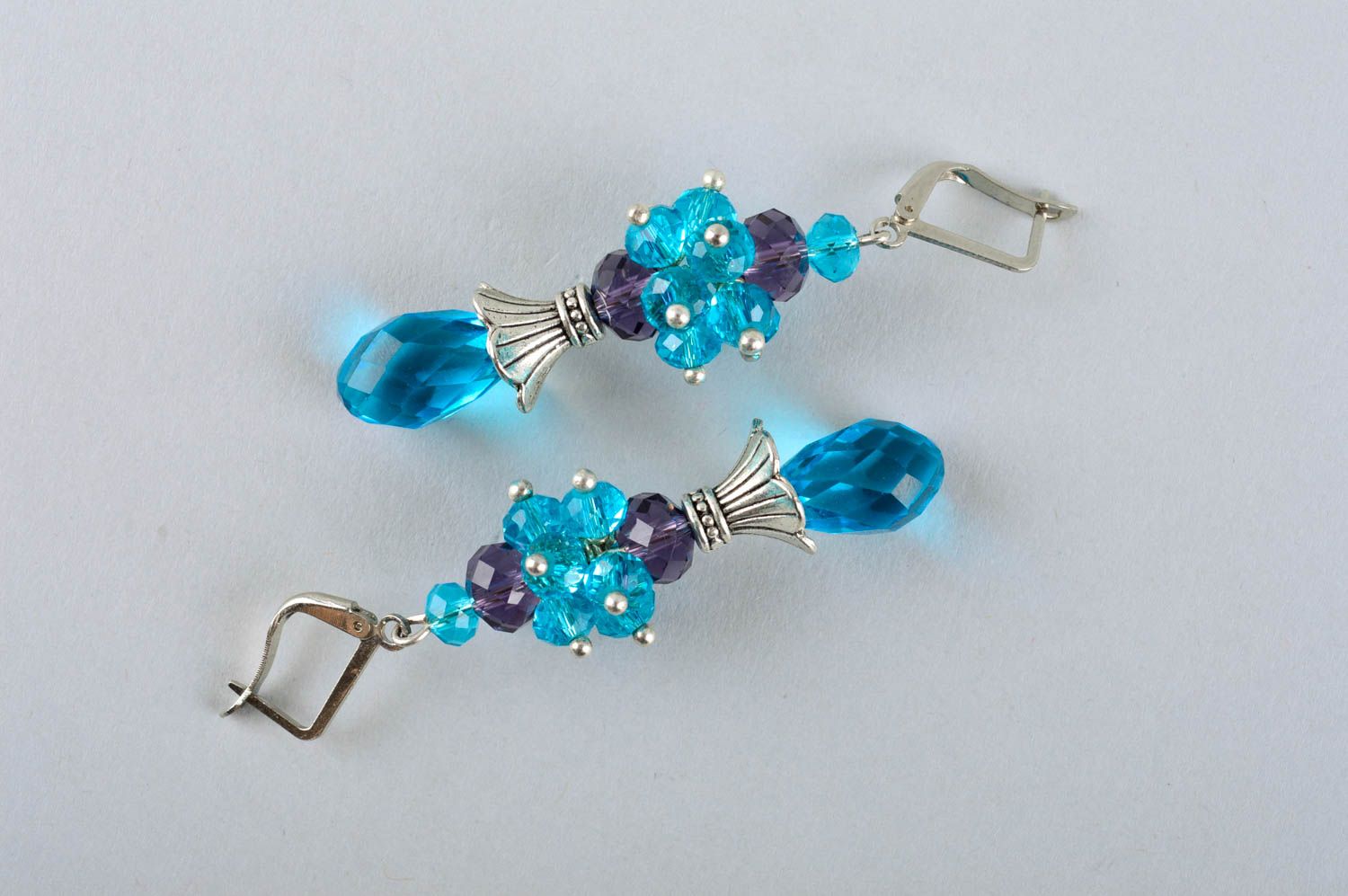 Homemade jewelry dangling earrings ladies earrings fashion accessories photo 3