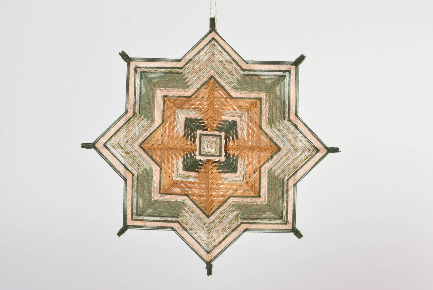 Mandala fait main Suspension décorative grande originale Décoration maison photo 1