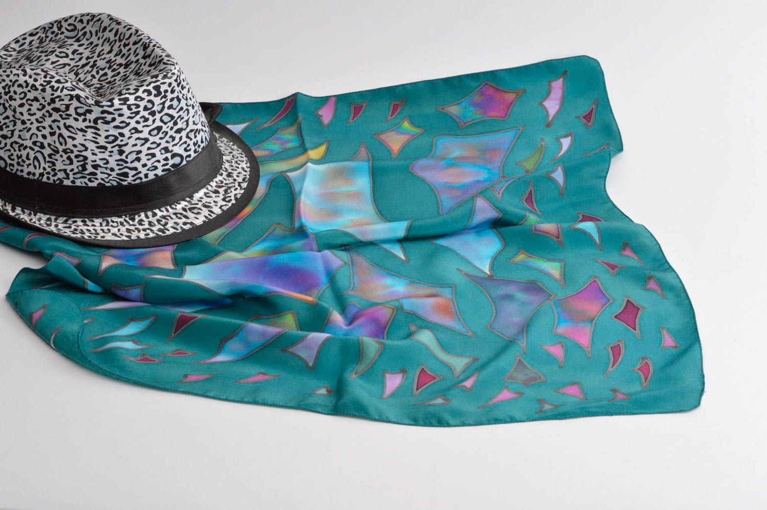 Accessoire für Damen handmade Schal Tuch modisches Accessoire Geschenk für Frau  foto 1