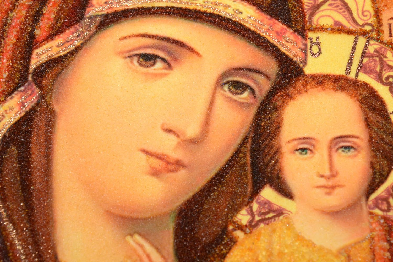 Православная икона Казанской Божьей Матери фото 4