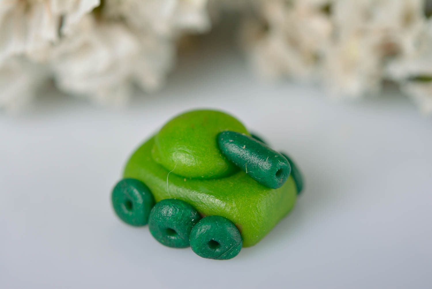 Handmade Polymer Clay Figur Spielzeug Panzer Geschenk für Jungs Deko für Haus  foto 2