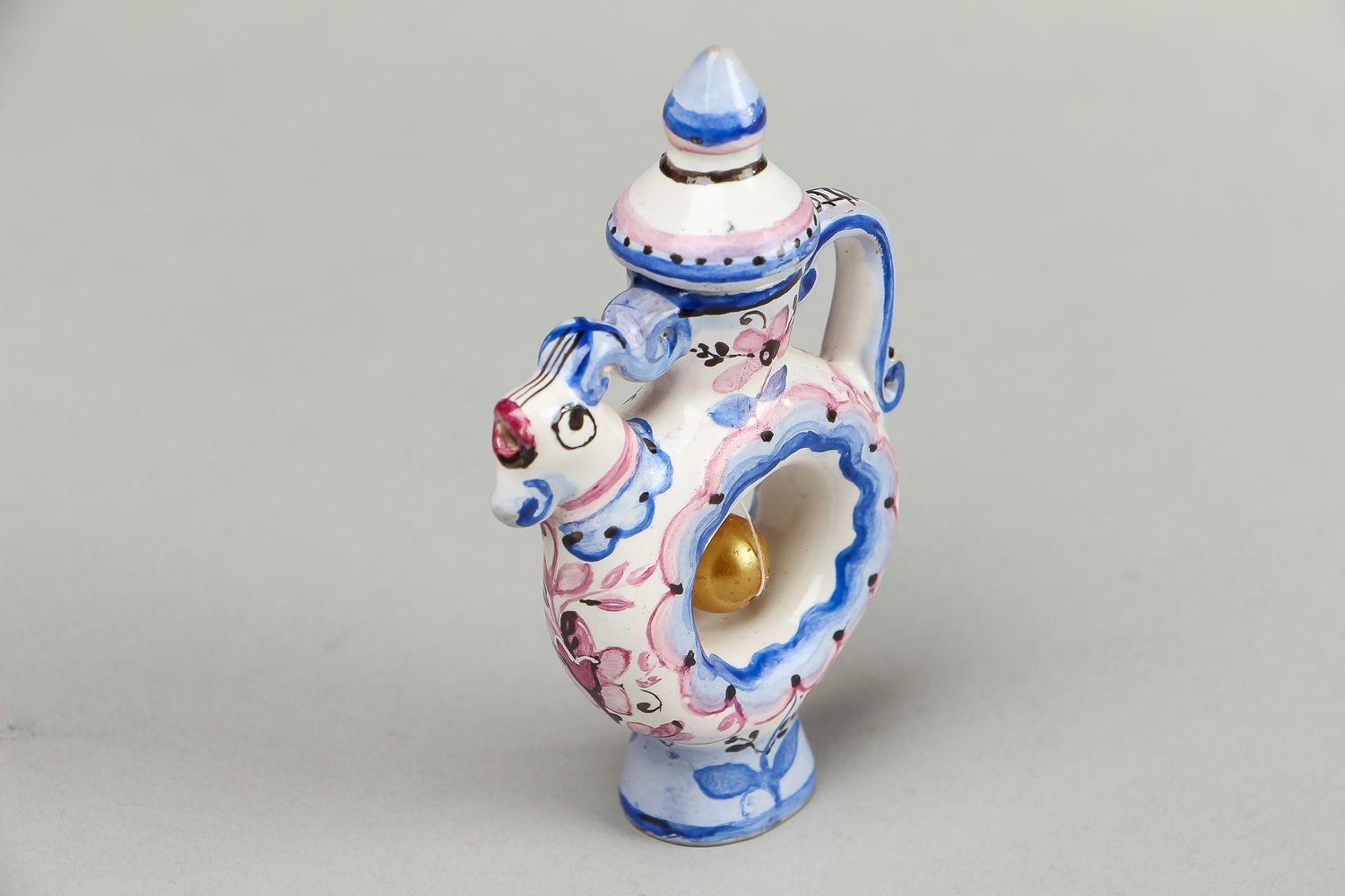 3,5 inches porcelain teapot shape vase décor 0,12 lb photo 2