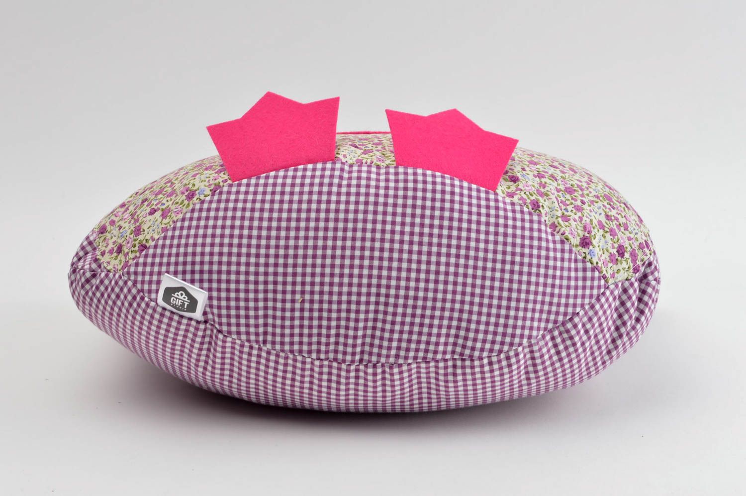 Игрушка-подушка ручной работы детская игрушка диванная подушка в виде совы фото 3