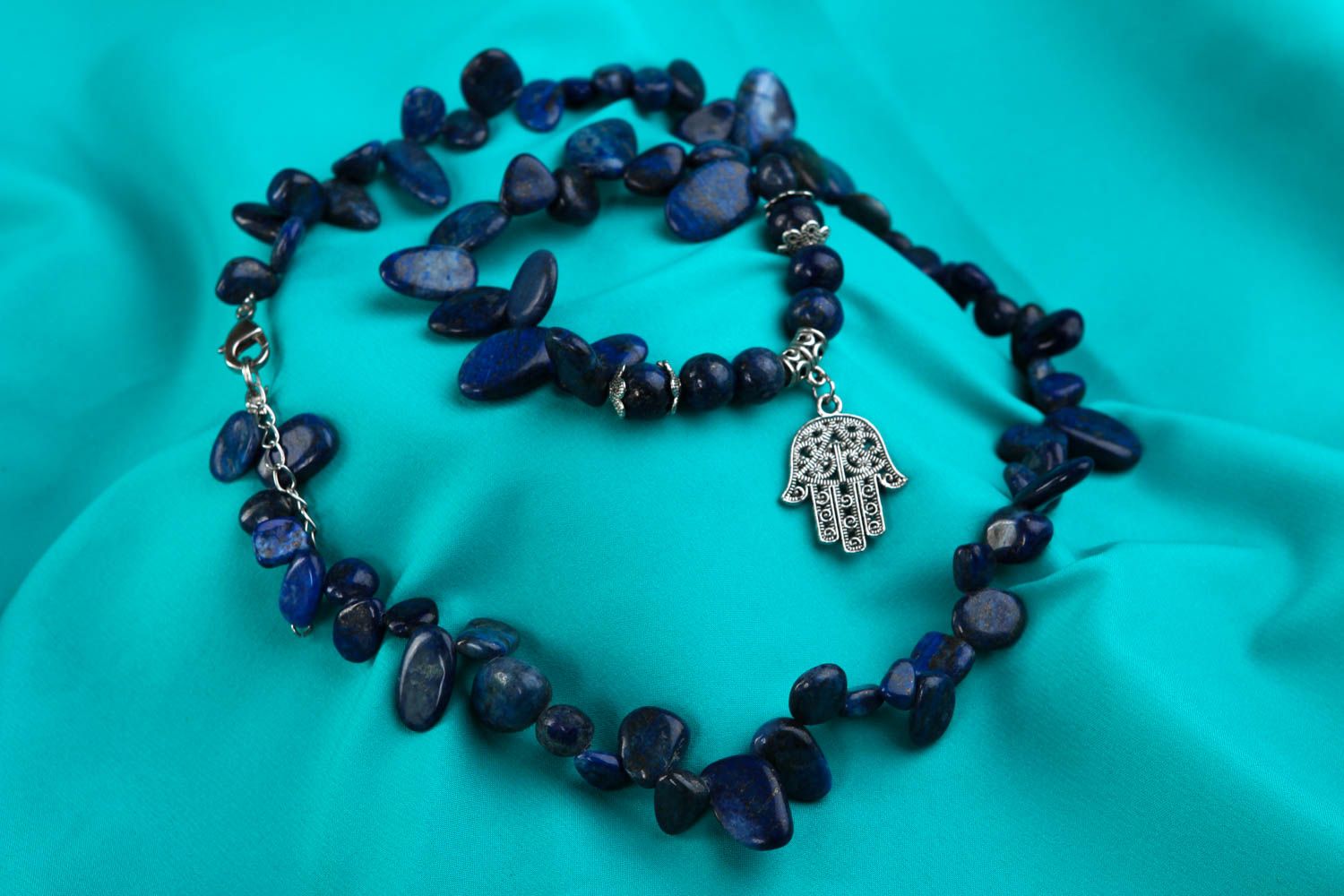 Handmade bracelet unusual necklace jewelry set designer accessories gift ideas photo 1