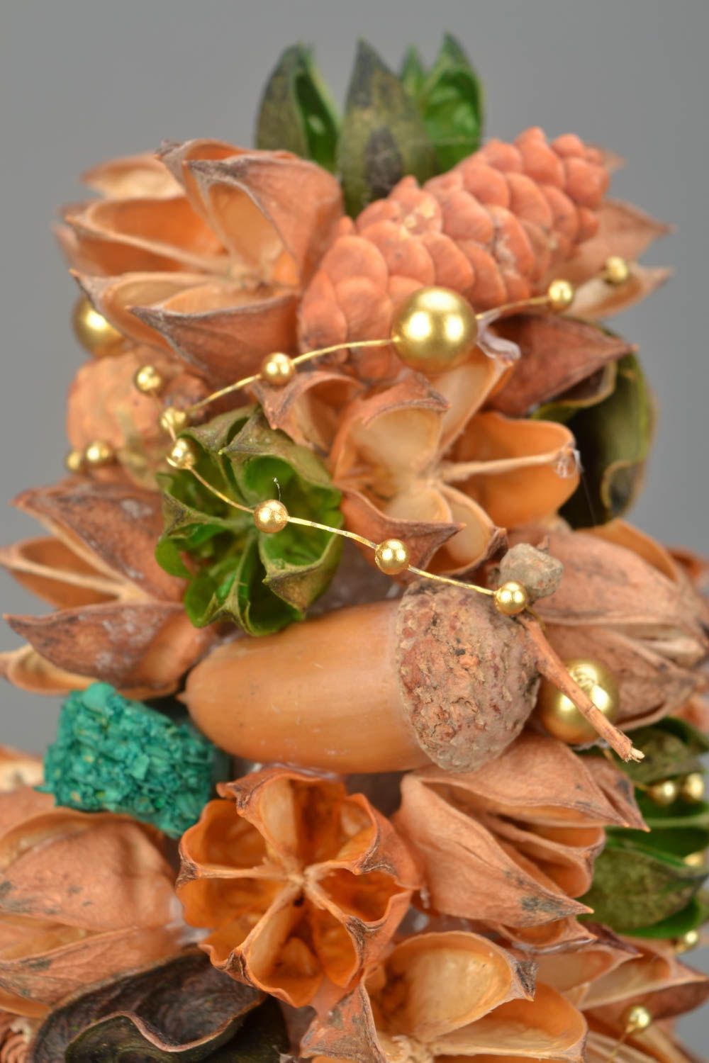 Искусственная елка-топиарий для новогоднего декора фото 3