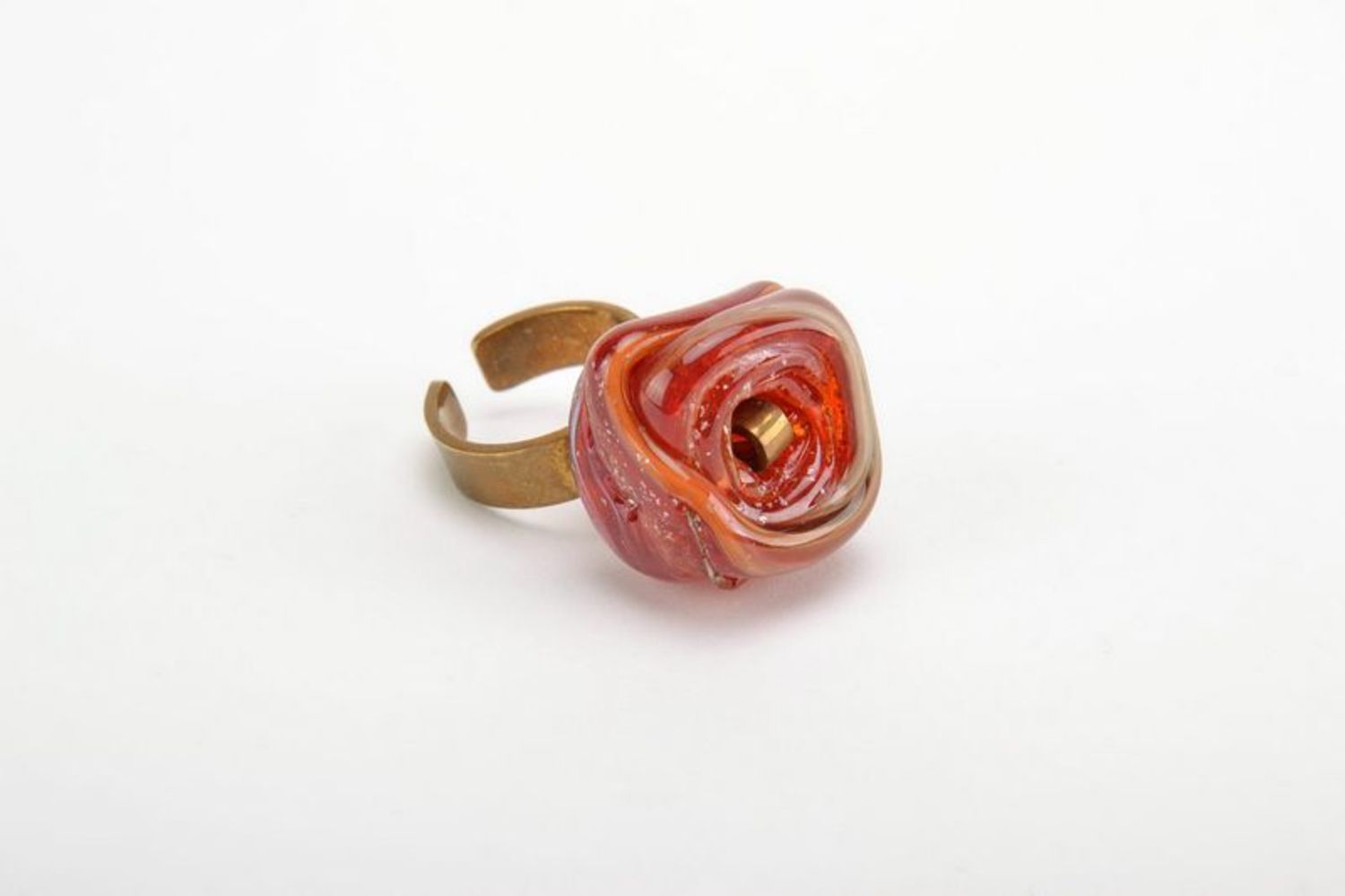Handgemachter Ring Rose foto 1