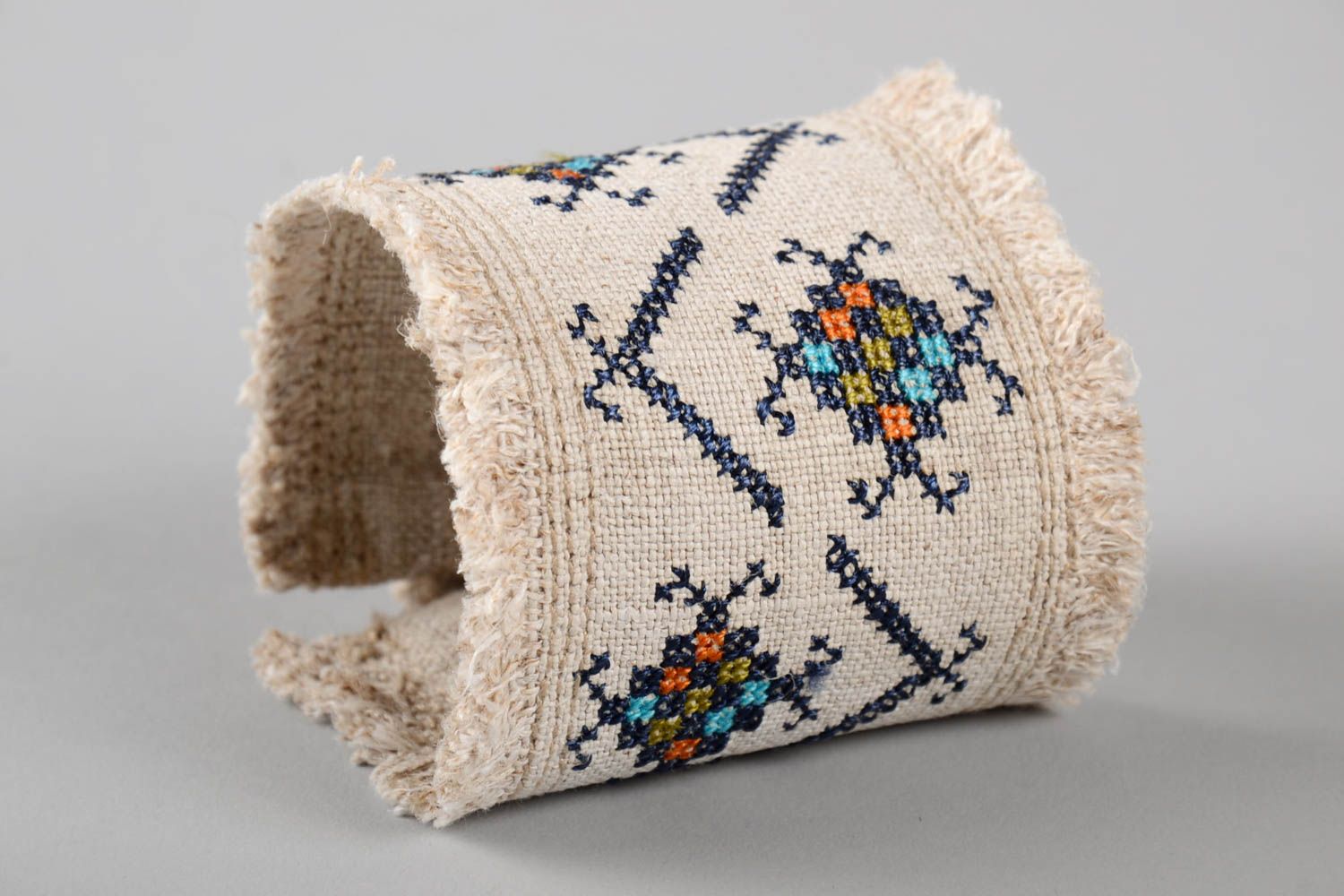 Handmade Schmuck schönes Armband Accessoire für Frauen Armband textil modisch foto 4