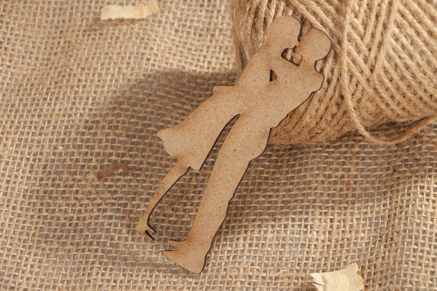 Handmade Holzrohling Figur aus Sperrholz foto 4