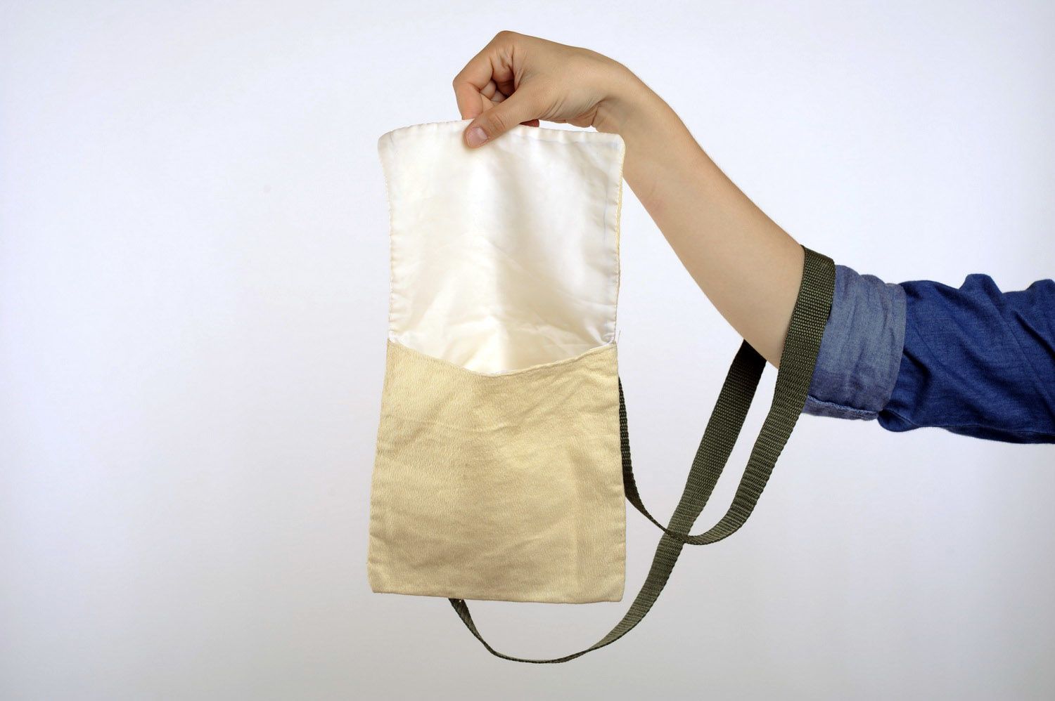 Petit sac bandoulière de tissu Poisson  photo 5