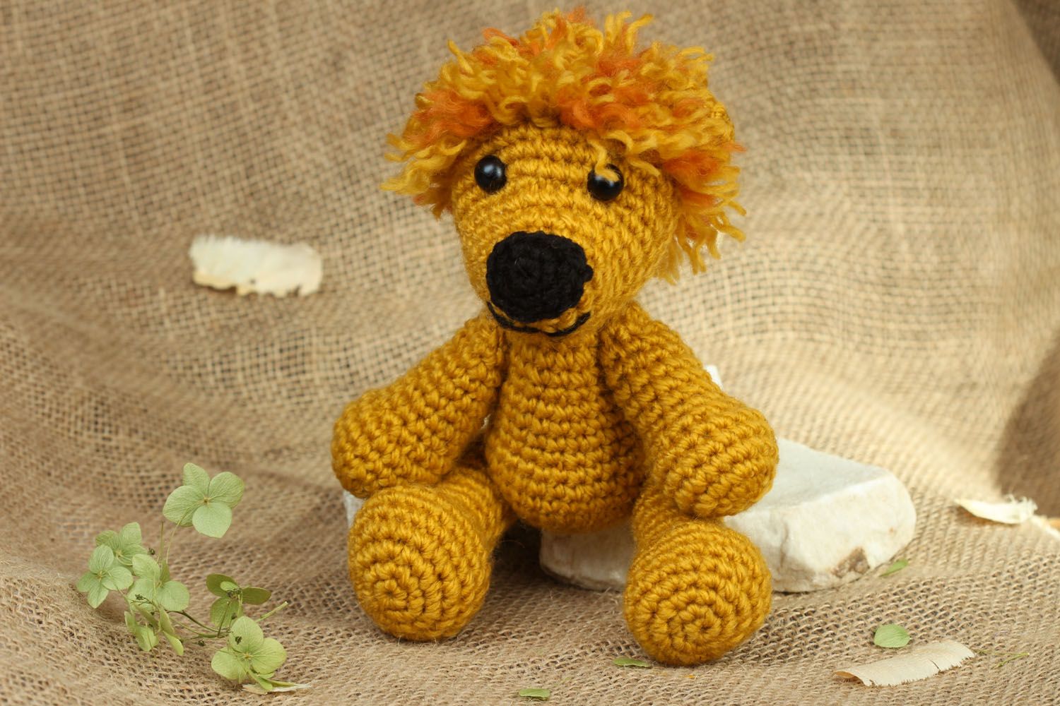 Crochet toy Little Lion photo 5
