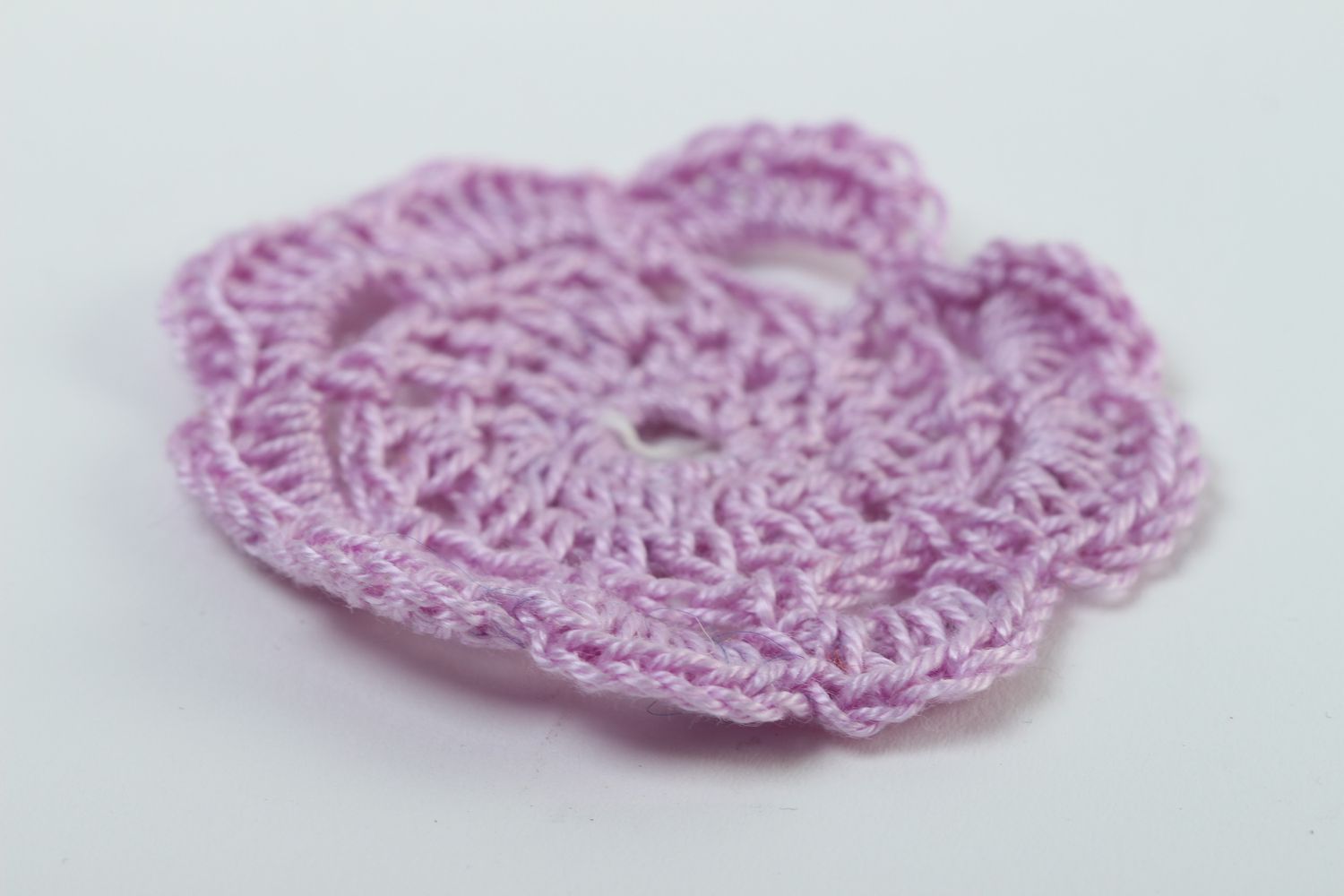 Fleur tricot fait main Fourniture bijoux Loisirs créatifs coton crochet photo 3