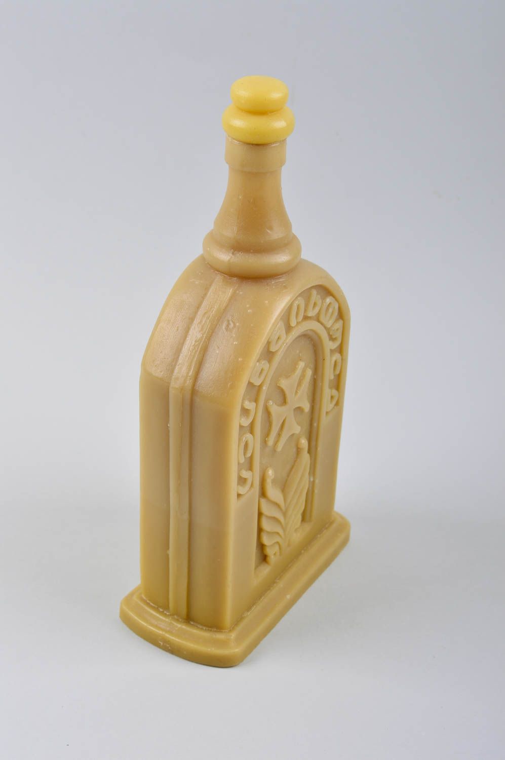Bottle for holy water decorative bottle made of beeswax present for believer photo 3