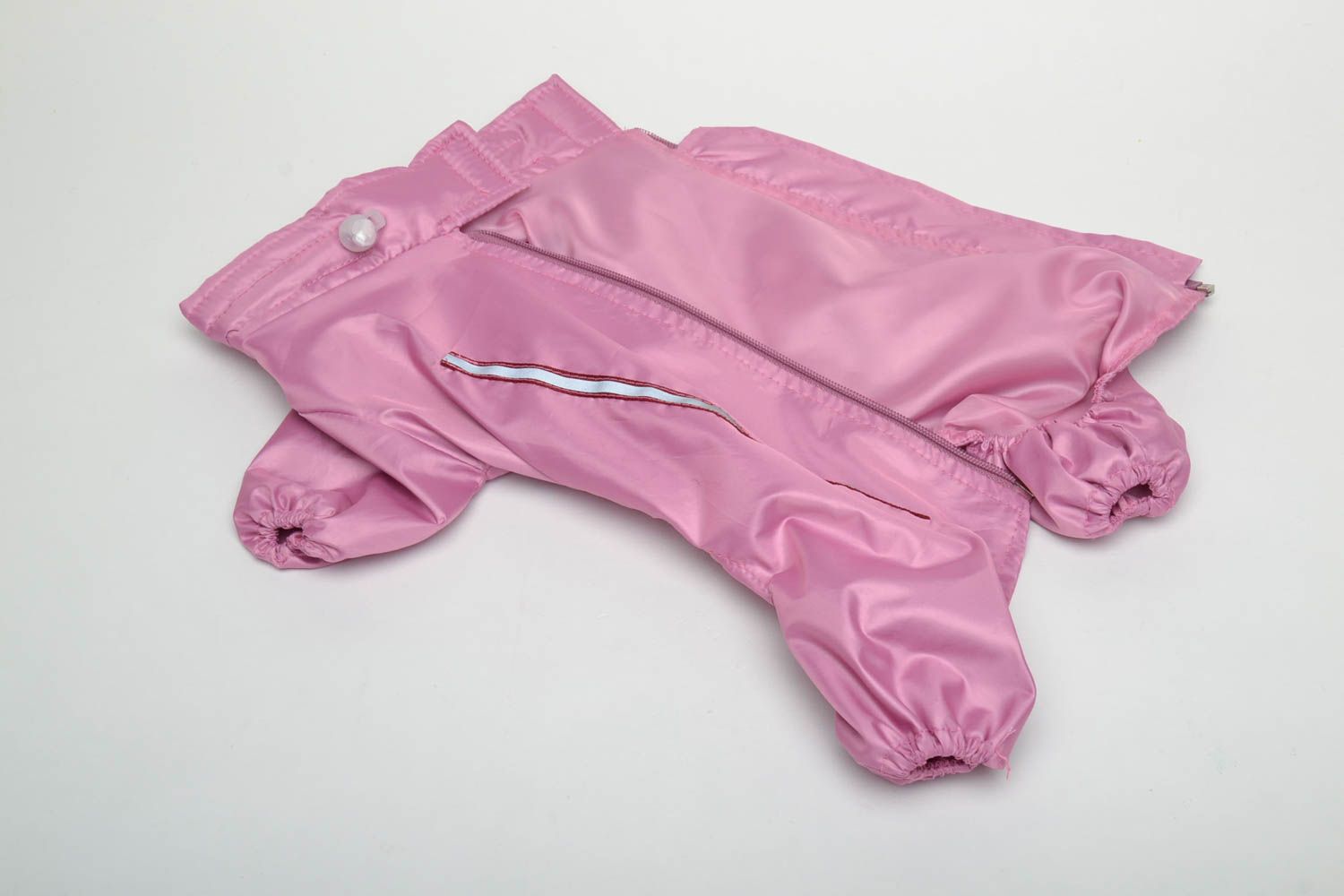 Combinaison rose pour chien polyester photo 4