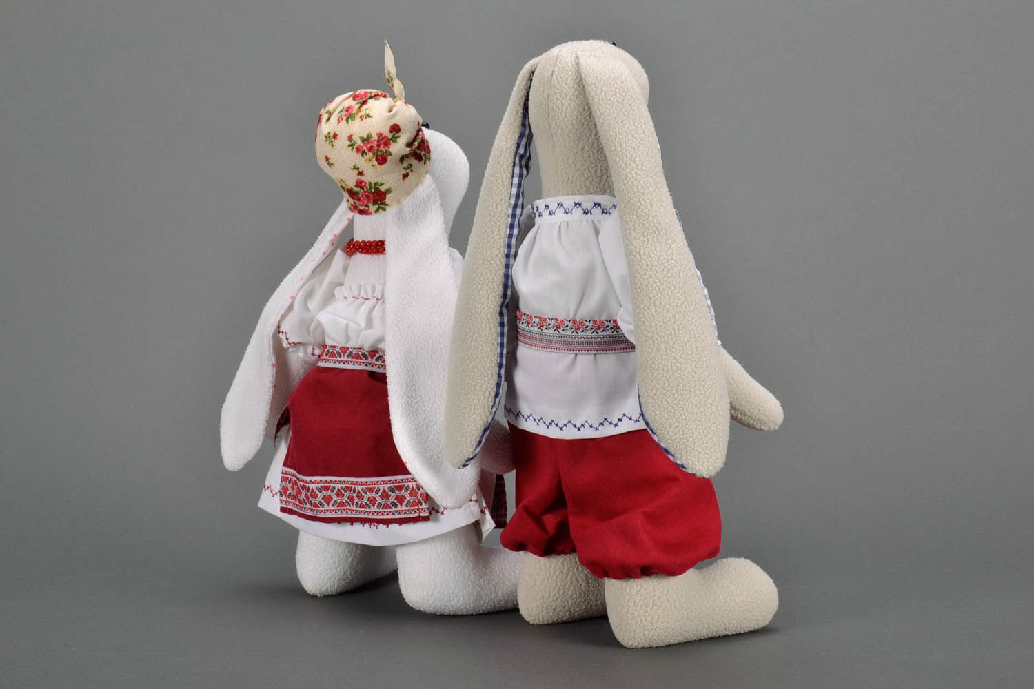 Tilda doll, hares Ukrainian family photo 4