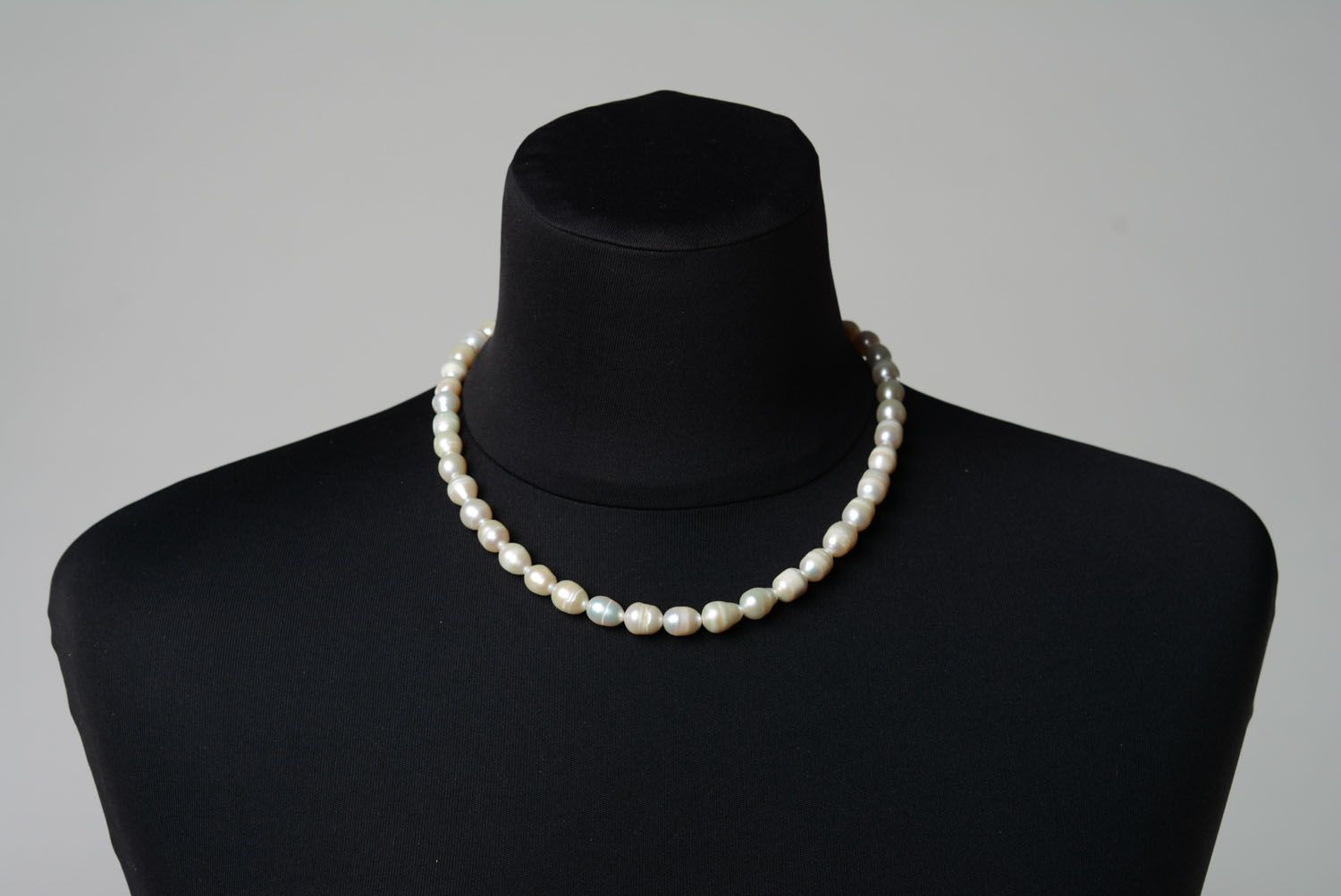 Handmade Collier mit Perlen foto 2