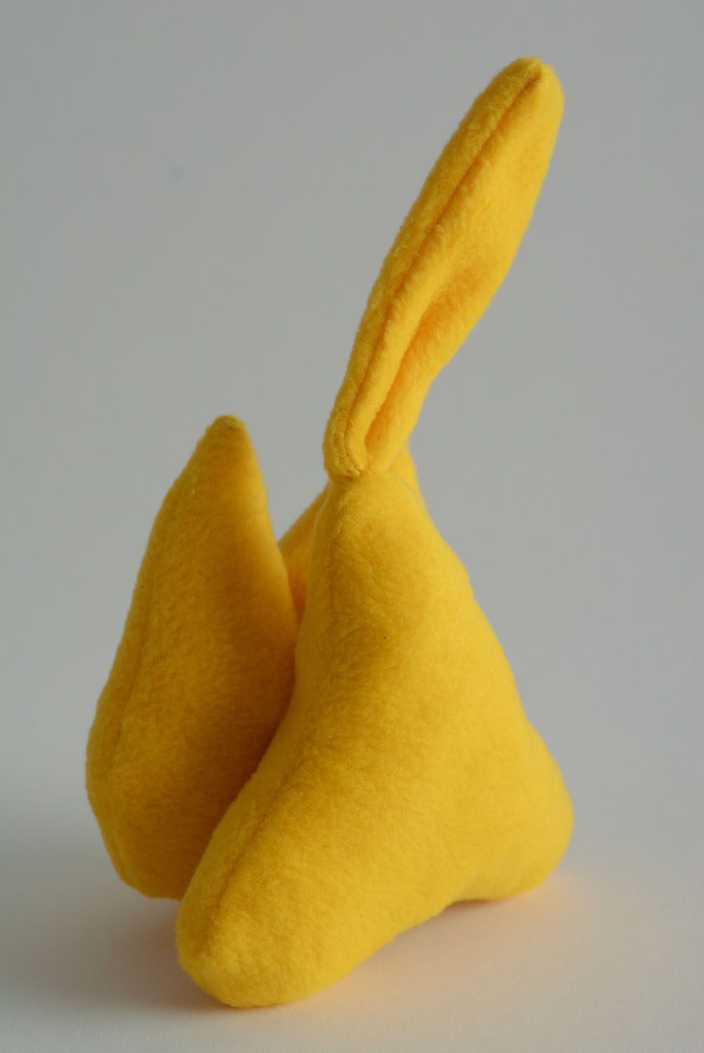 Brinquedo macio de tecido feito à mão com cheiro Gatinho amarelo  foto 3