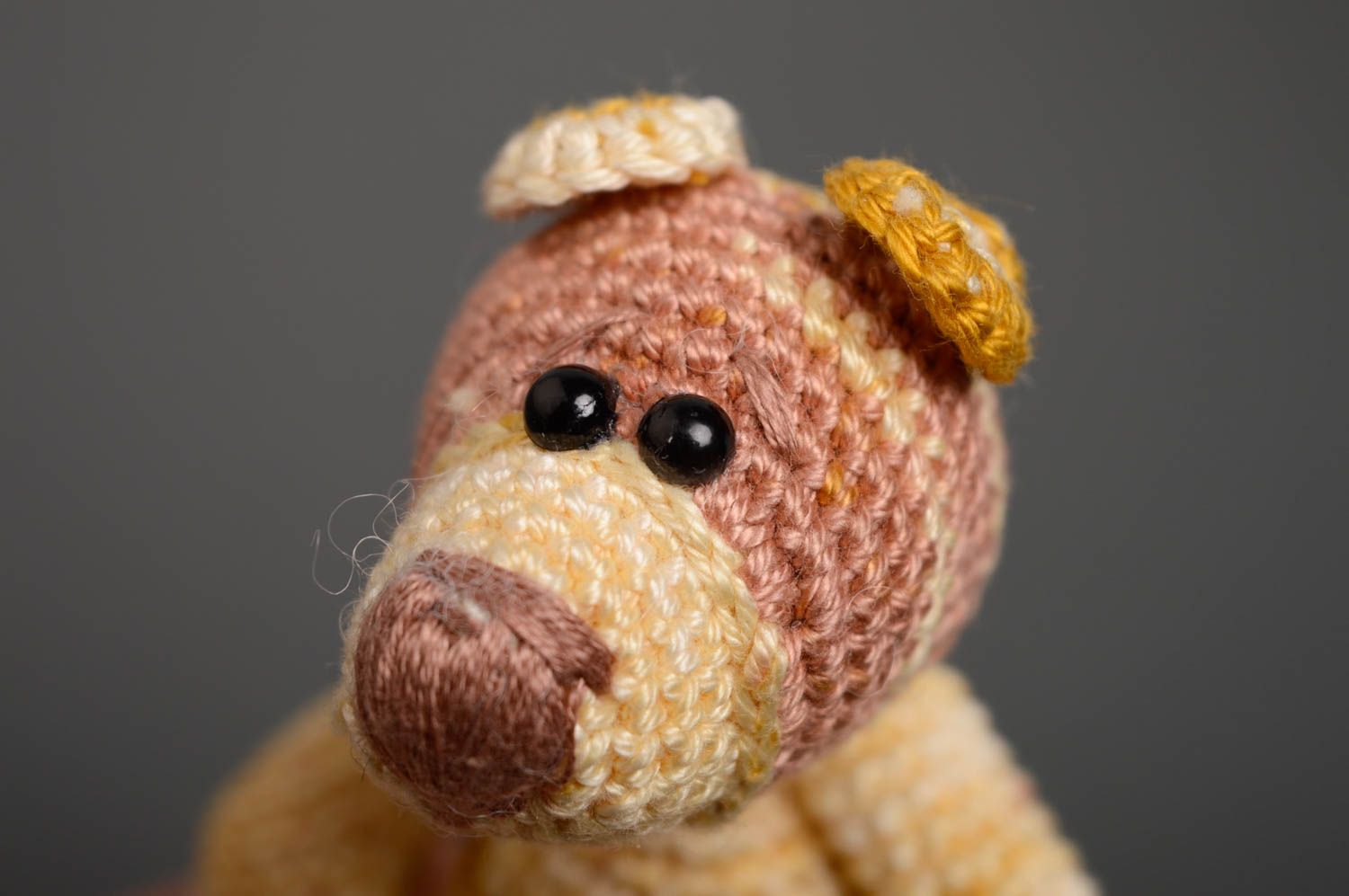 Ours tricoté au crochet fait main  photo 2