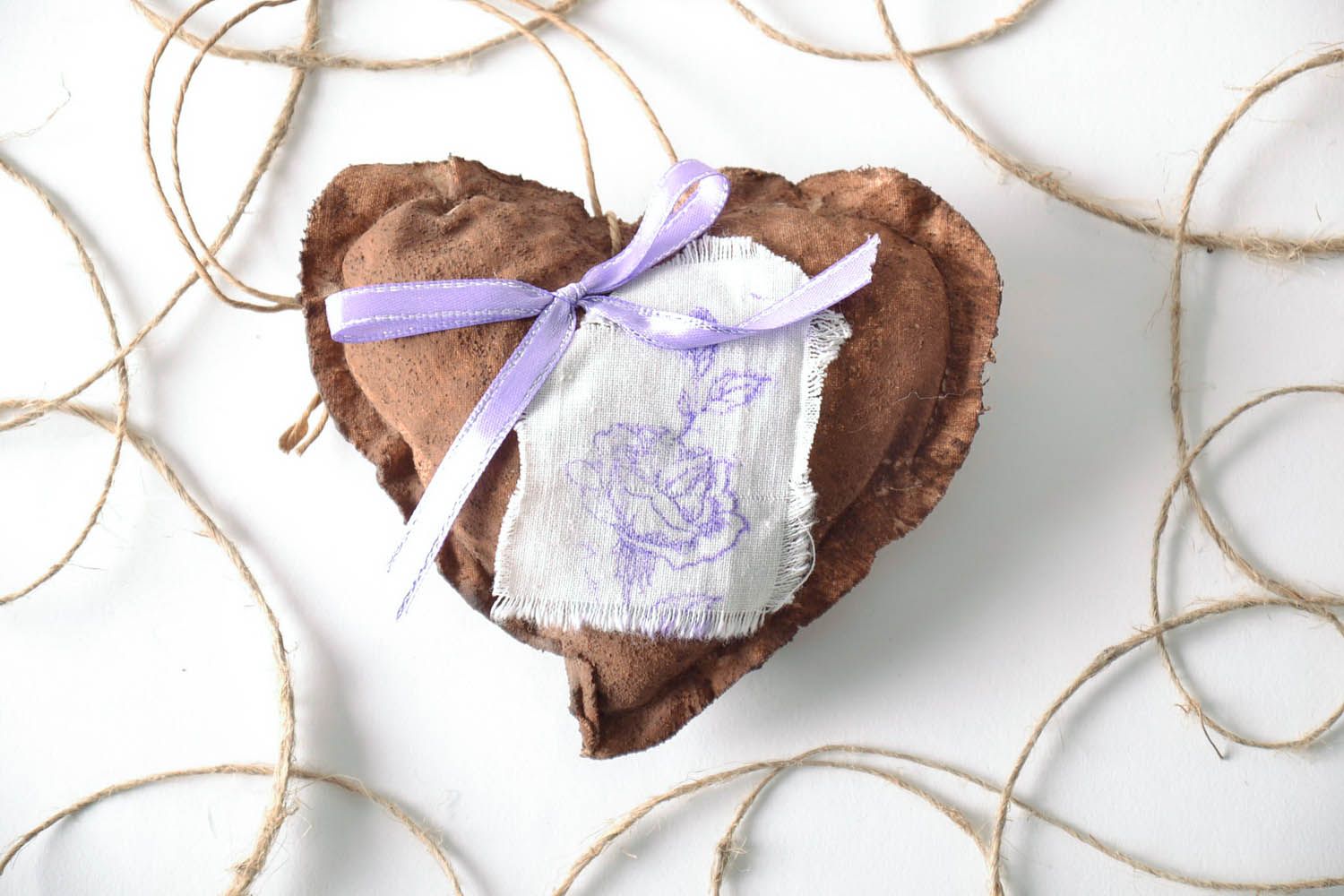 Fragrant pendant Chocolate Heart photo 1