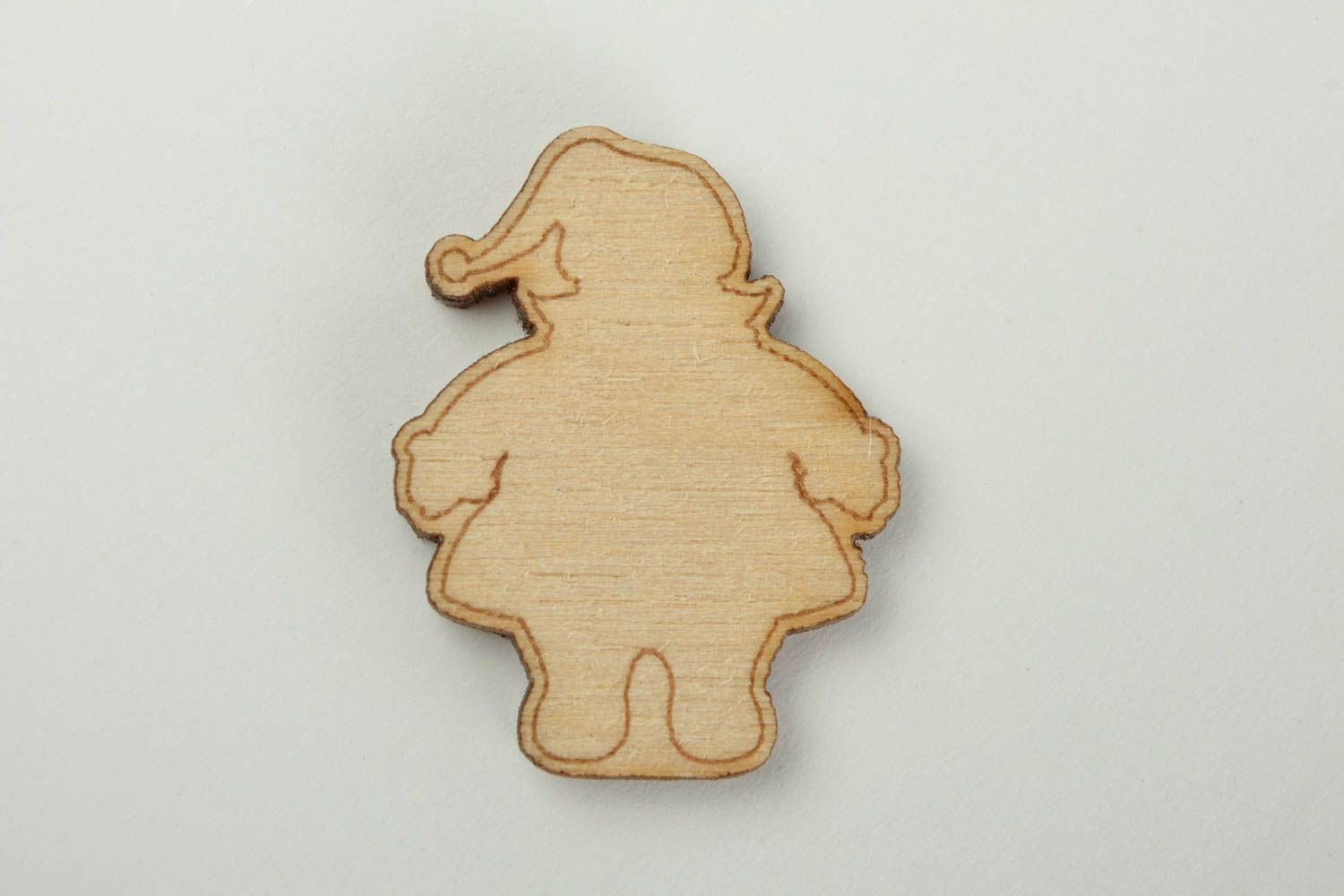 Cute handmade wooden blank plywood blank Christmas blanks for painting photo 3