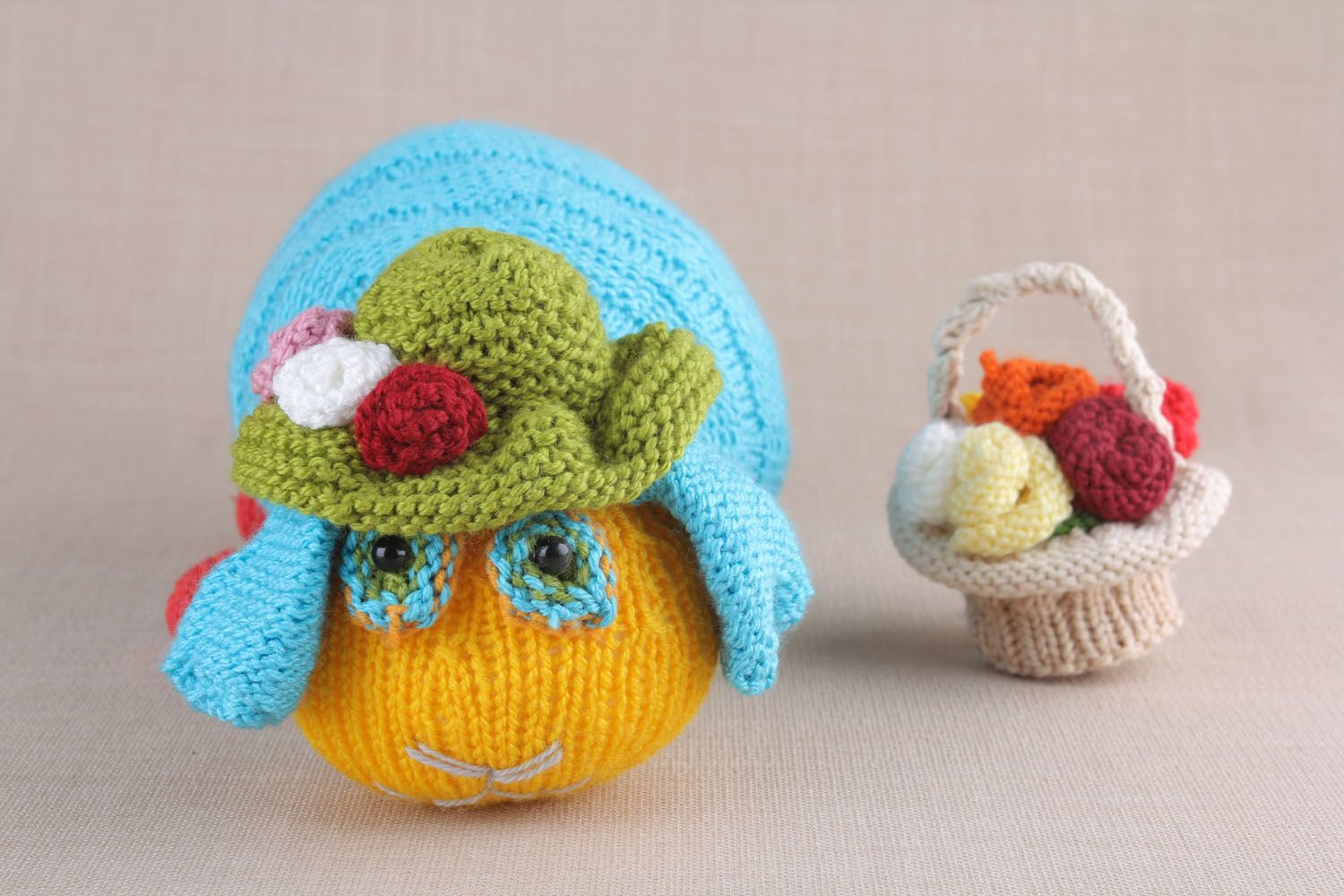 Designer knitted toy Sheep photo 2