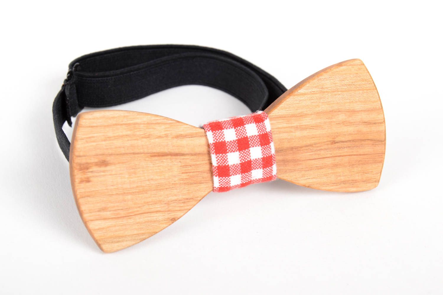 Handmade designer wooden bow tie unusual male accessory stylish bow tie photo 2