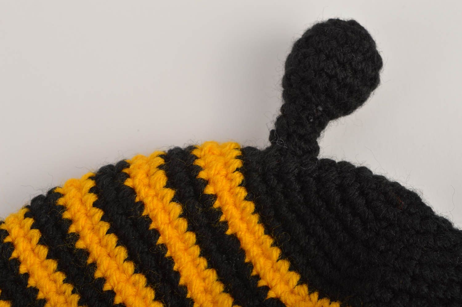 Unusual handmade crochet hat cute baby hat warm head accessories small gifts photo 5