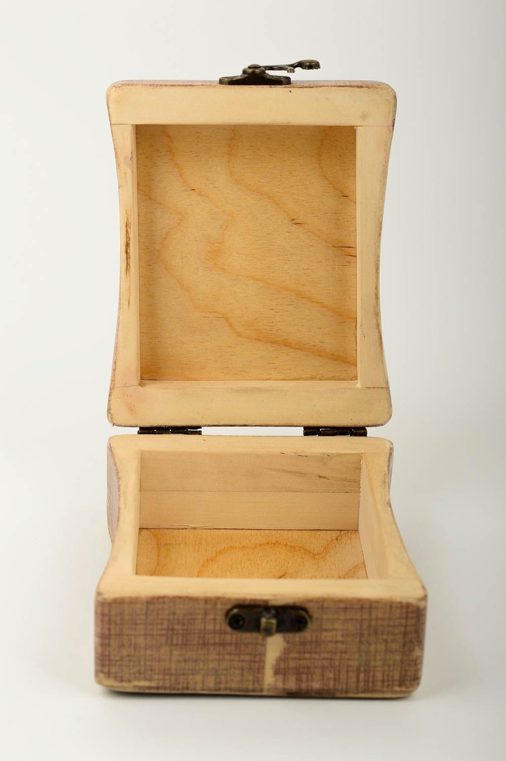 Handmade painted wooden box decoupage ideas jewelry box design gift ideas photo 3