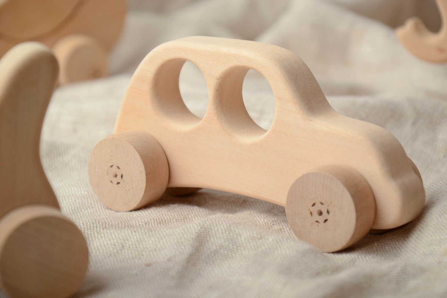 Handmade wooden toy Car photo 1