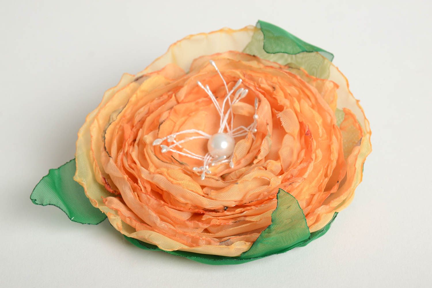 Handmade flower hair clip hair decorations hair accessories for girls gift ideas photo 2