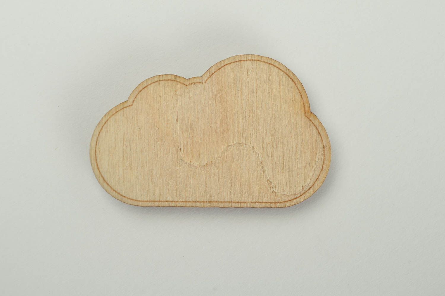 Handgemachte Holz Rohling Wolke originelle Figur zum Bemalen Miniatur Figur  foto 3