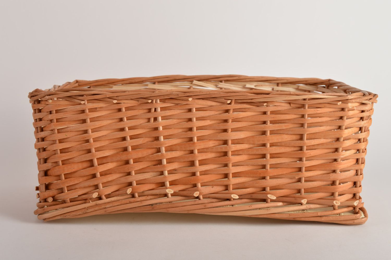 Handmade beautiful cute basket woven basket for bread kitchen utensils photo 2