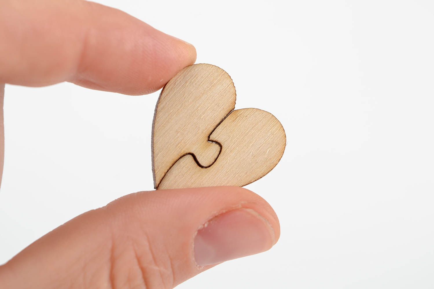 Handmade Holzartikel zum Gestalten Herz Miniatur Figur Holz Rohlinge zum Bemalen foto 2
