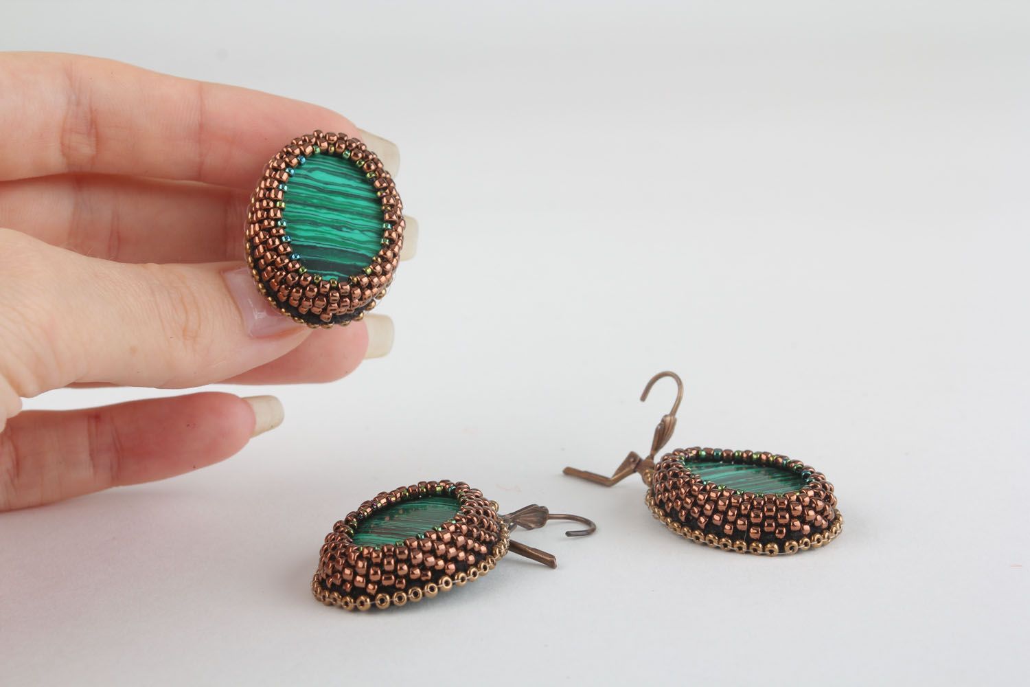 Earrings and ring photo 4