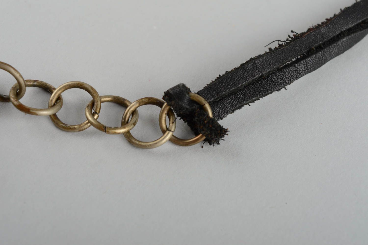 Collana di metallo fatta a mano girocollo originale accessorio originale
 foto 3