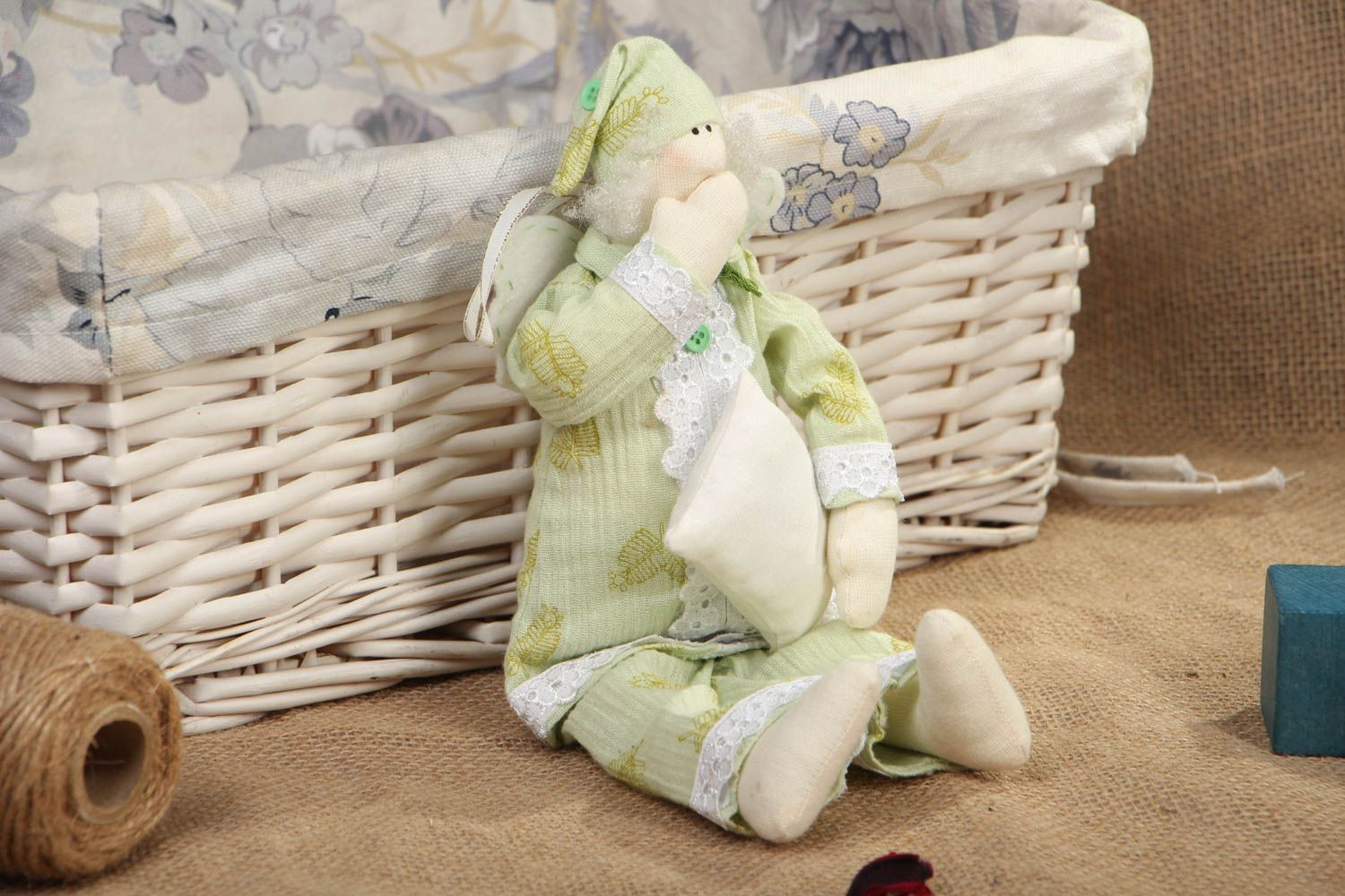 Soft toy angel with pillow photo 5