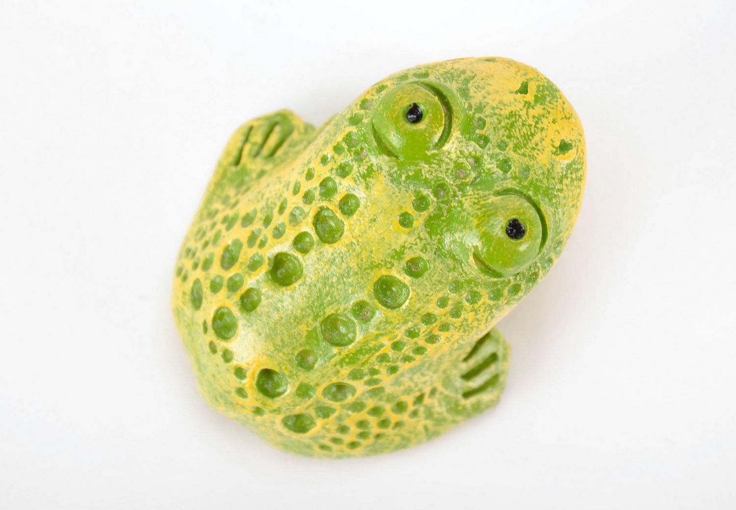Plaster statuette Frog photo 4
